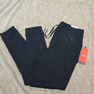 BIRDDOGS BUILT-IN LINER BOOM FOR YOUR BROOMSTICK BLACK JOGGERS, SIZE LARGE, NEW